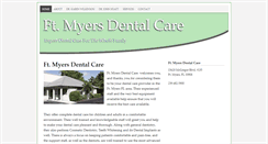 Desktop Screenshot of ftmyersdentalcare.com